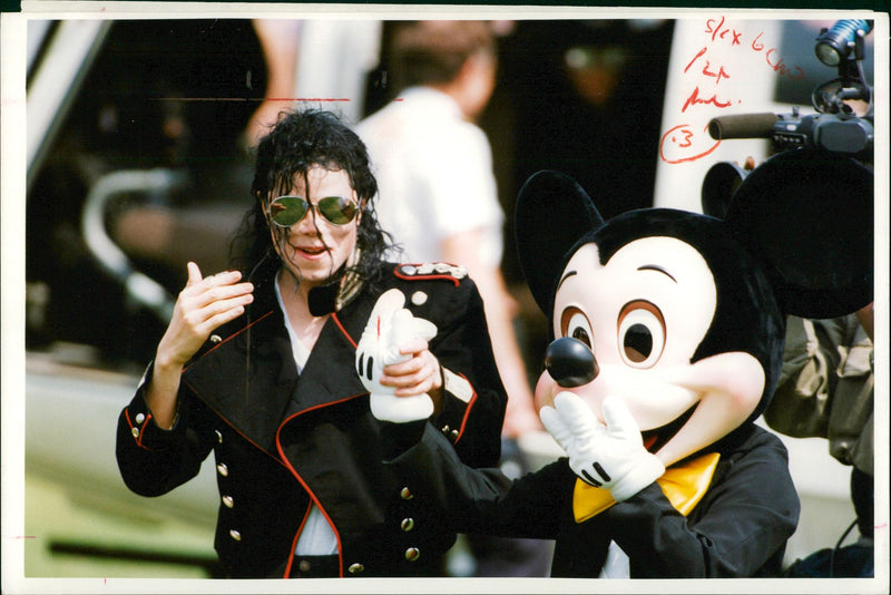 Michael Jackson American singer-songwriter. - Vintage Photograph