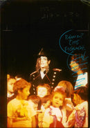 Michael Jackson American singer-songwriter. - Vintage Photograph