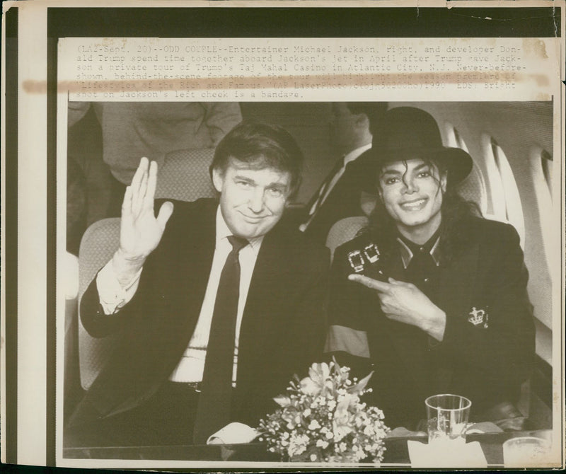 Michael Jackson American singer-songwriter. - Vintage Photograph