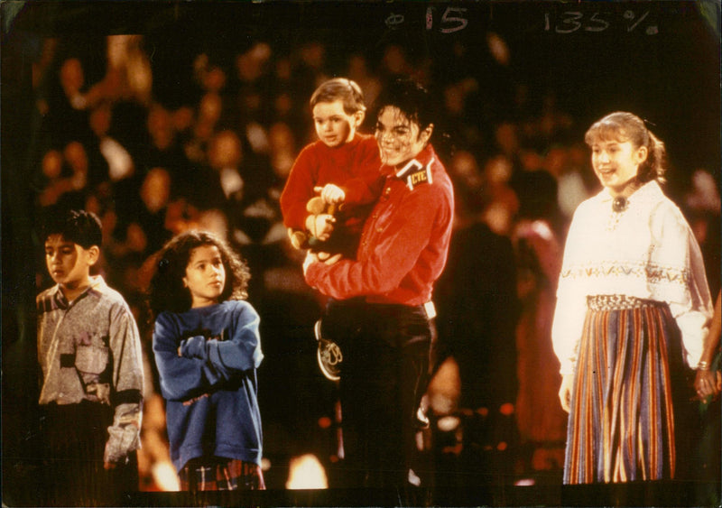 Michael Jackson American singer-songwriter. - Vintage Photograph