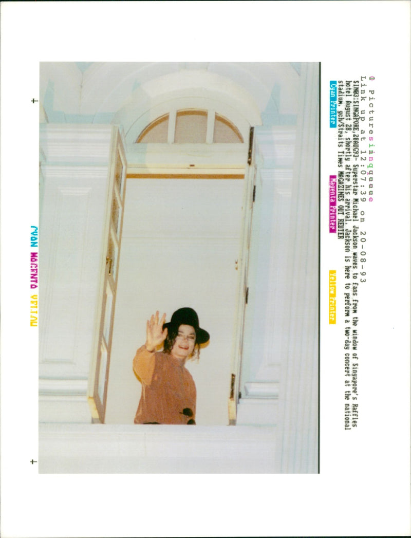 Michael Jackson American singer-songwriter. - Vintage Photograph