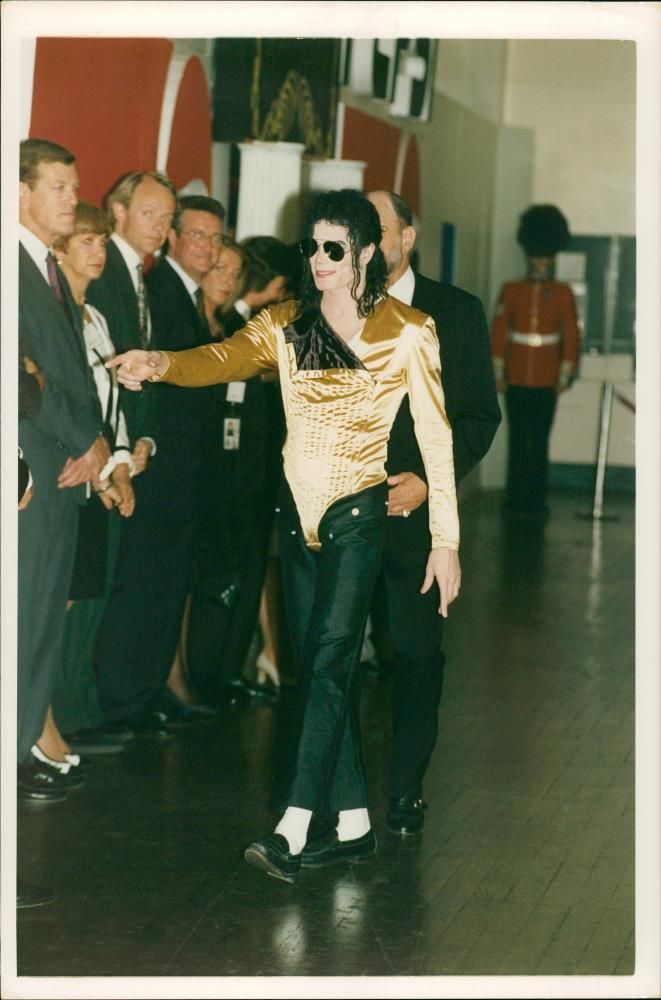 Michael Jackson American singer-songwriter. - Vintage Photograph