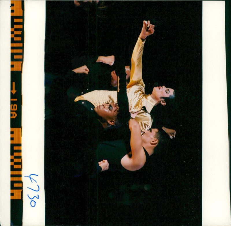 Michael Jackson American singer-songwriter. - Vintage Photograph