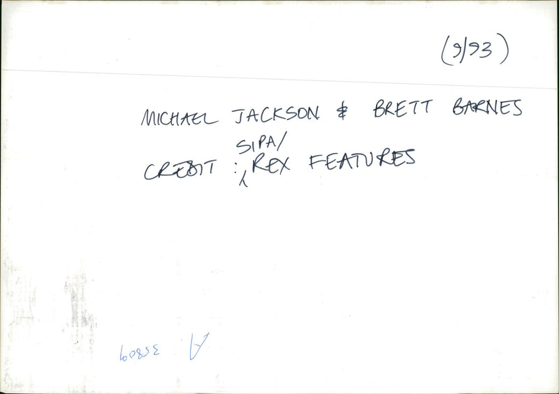 Michael Jackson American singer-songwriter. - Vintage Photograph