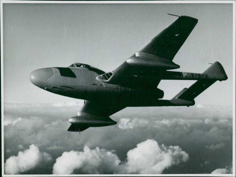 de Havilland Vampire - Vintage Photograph