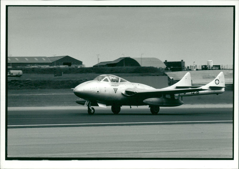 de Havilland Vampire - Vintage Photograph