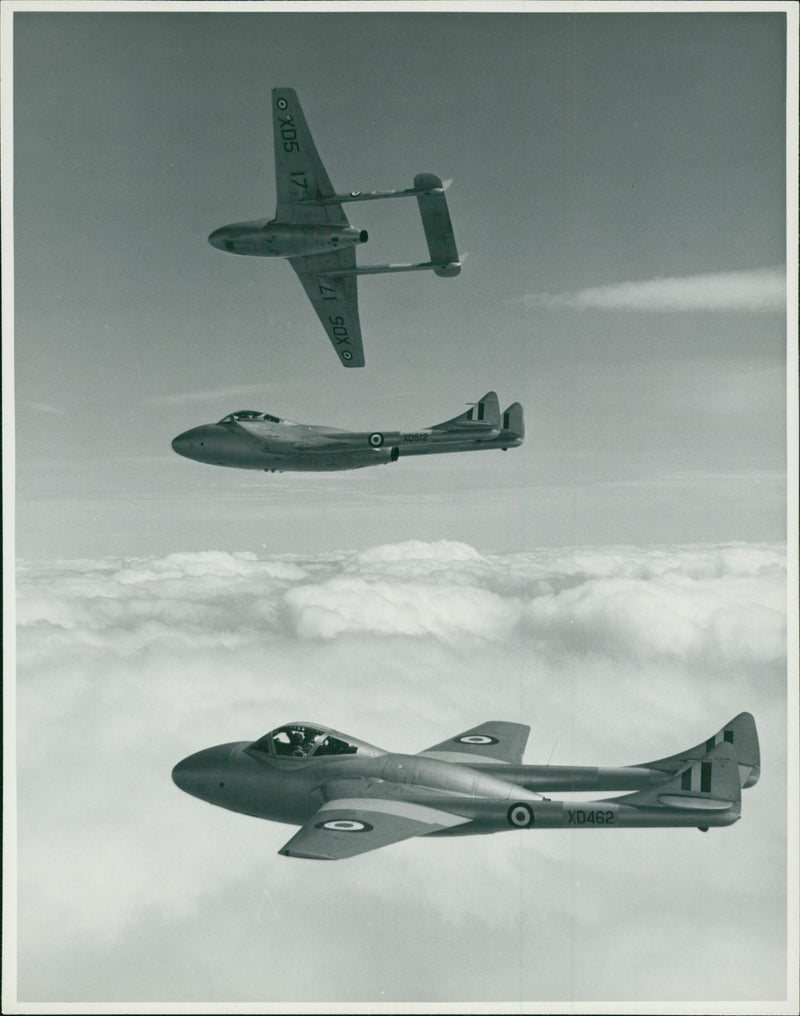 de Havilland Vampire - Vintage Photograph