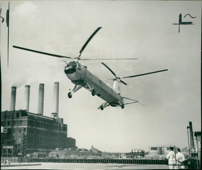 Aircraft: Helicopter Belvedere - Vintage Photograph