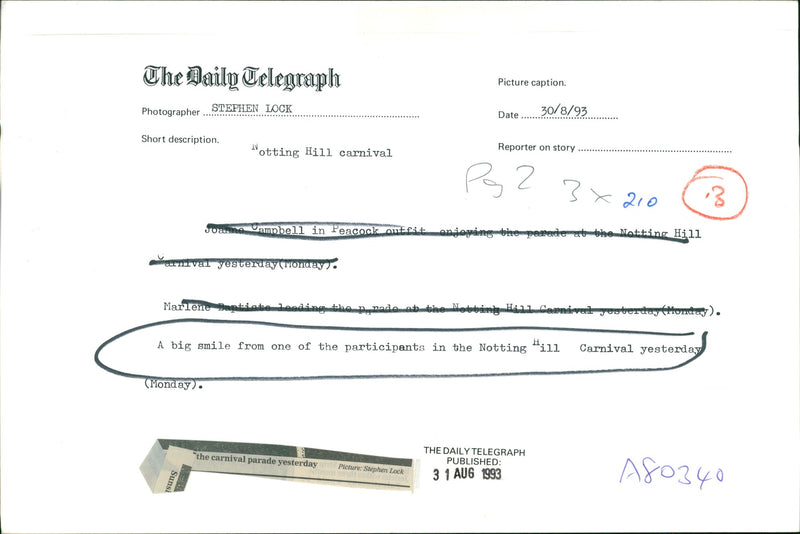 Notting Hill Carnival Music Festival - Vintage Photograph