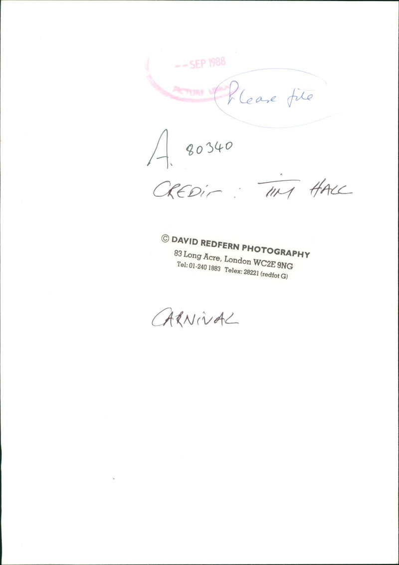 Notting Hill Carnival Music Festival - Vintage Photograph