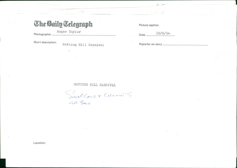 Notting Hill Carnival Music Festival - Vintage Photograph