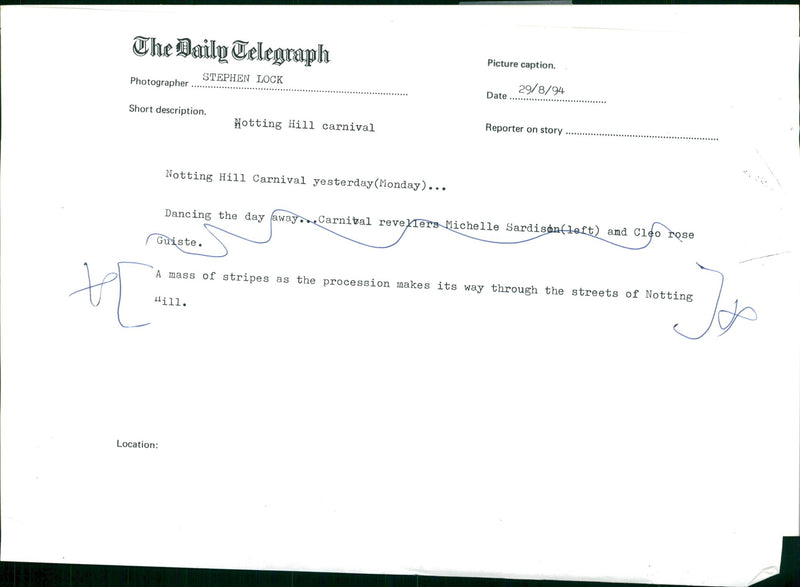 Notting Hill Carnival Music Festival - Vintage Photograph