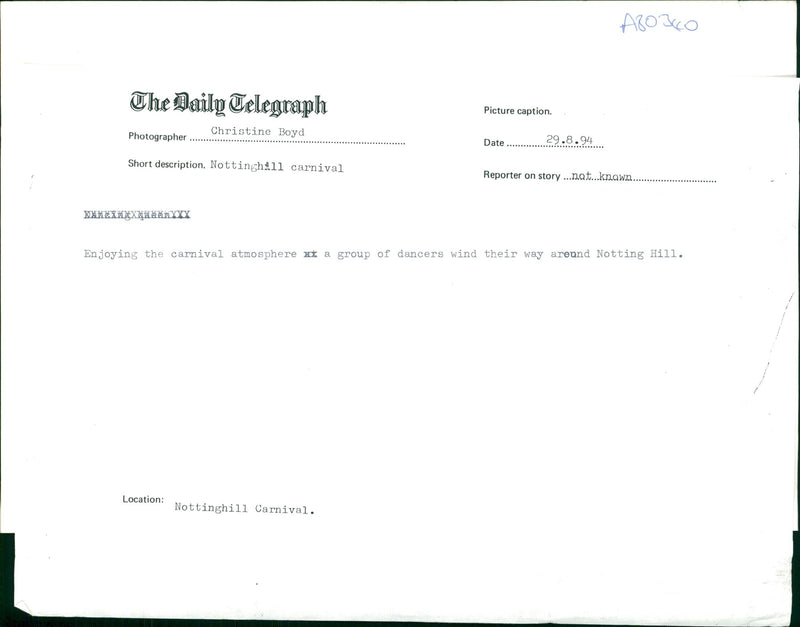 Notting Hill Carnival Music Festival - Vintage Photograph