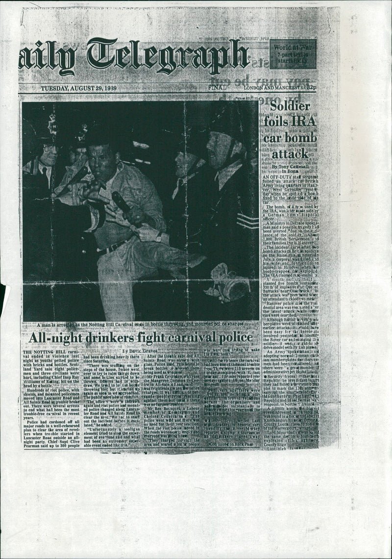 Notting Hill Carnival Music Festival - Vintage Photograph