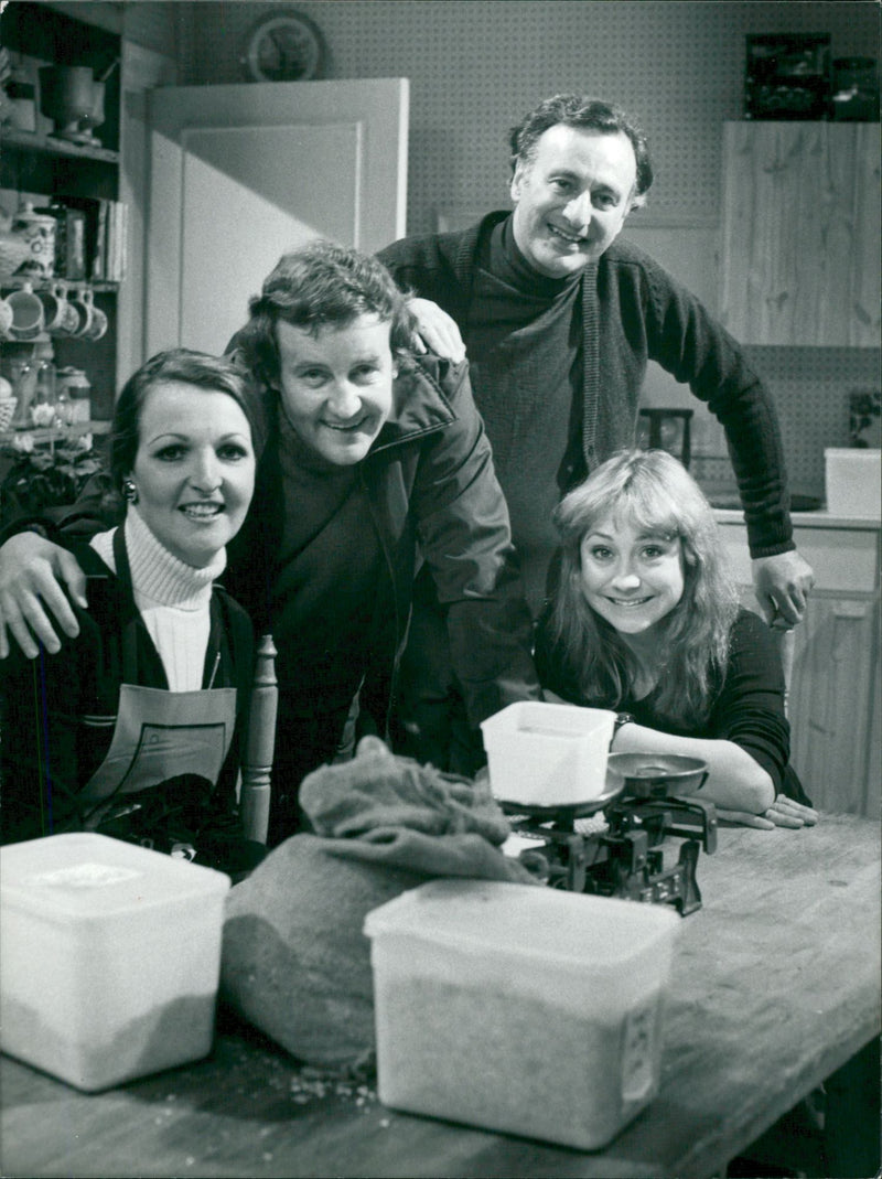 Penelope Keith and her family - Vintage Photograph