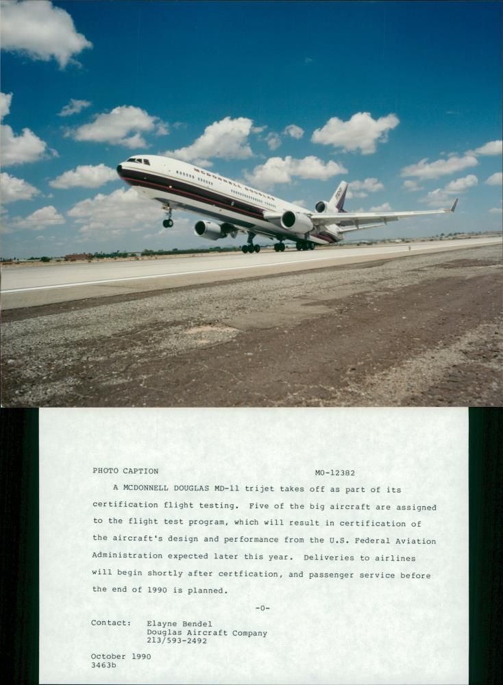 Aircraft: MD-11 - Vintage Photograph