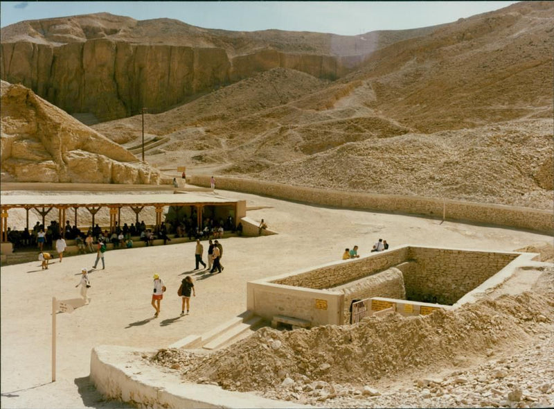 Tutankhamun - Valley of the kings - Vintage Photograph