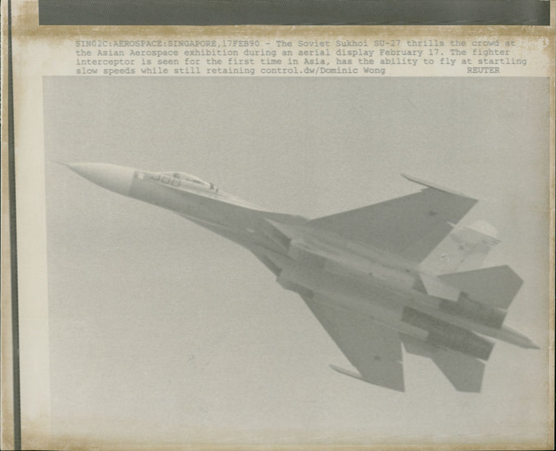 Aircraft: SU 27 - Vintage Photograph