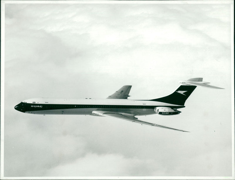 A Boac Super VC10 - Vintage Photograph