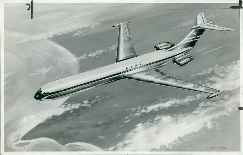 Vickers VC10 - Vintage Photograph