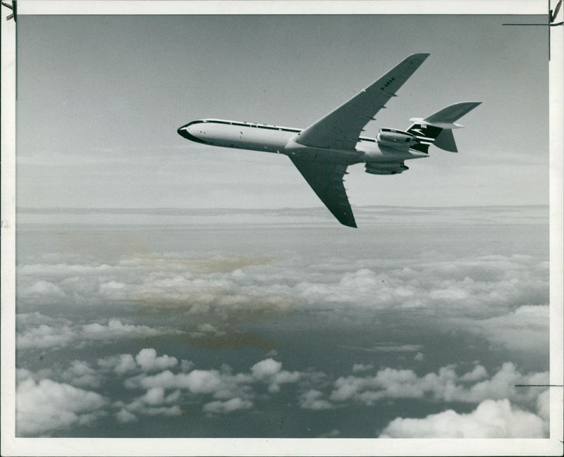 Vickers VC10 Jet airliner - Vintage Photograph