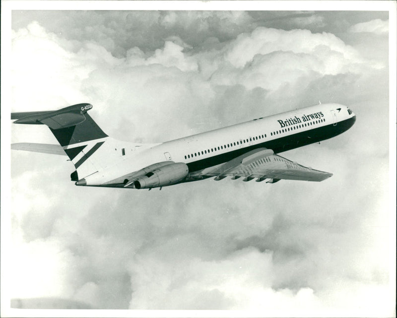 Vickers VC10 Jet airliner - Vintage Photograph