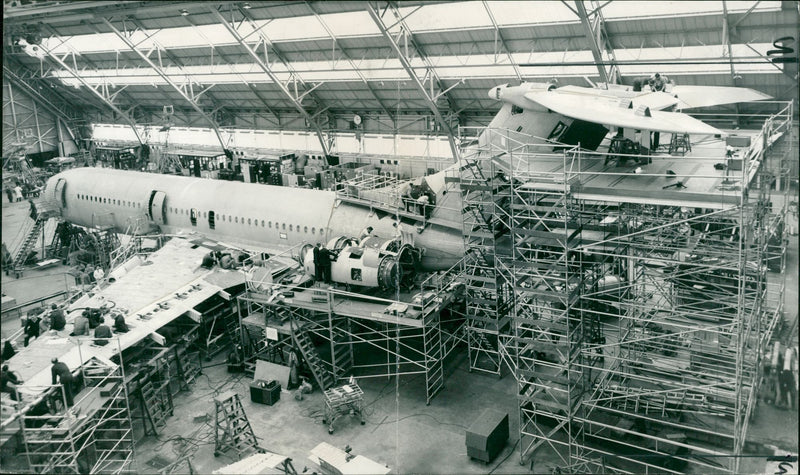 Vickers VC10 Jet airliner - Vintage Photograph