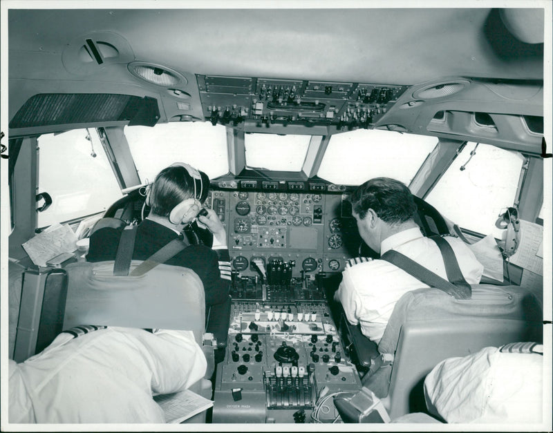 Vickers VC10 Jet airliner - Vintage Photograph