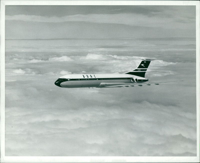 Vickers VC10 Jet airliner - Vintage Photograph