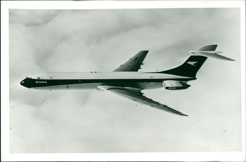 Vickers VC10 Jet airliner - Vintage Photograph