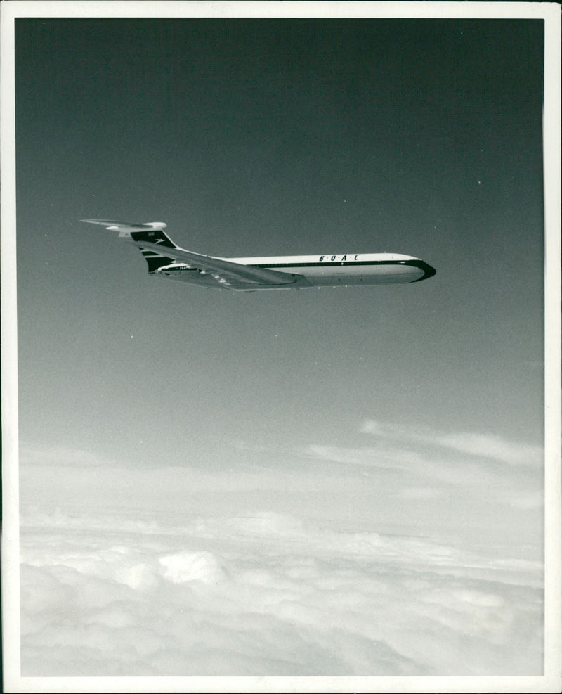 Vickers VC10 Jet airliner - Vintage Photograph