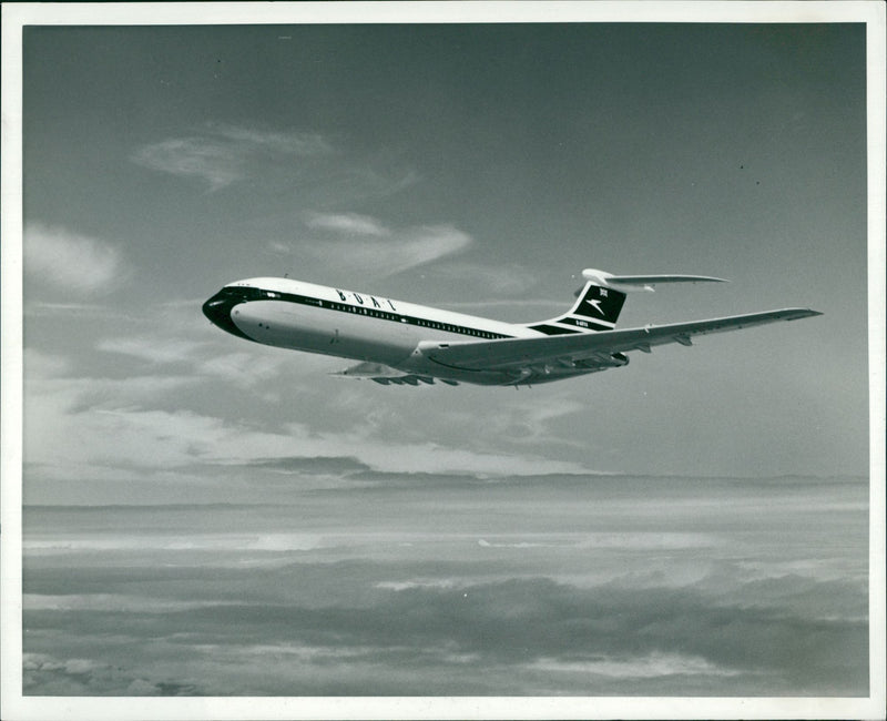 Vickers VC10 Jet airliner - Vintage Photograph