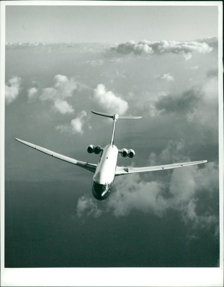 Vickers VC10 Jet airliner - Vintage Photograph