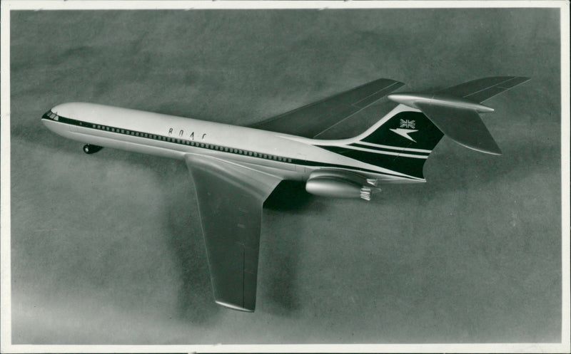 Vickers VC10 Jet airliner - Vintage Photograph