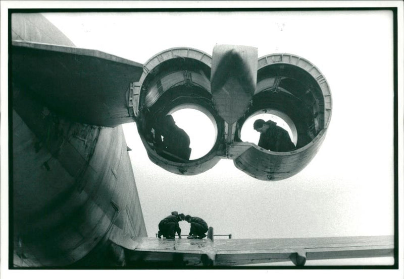 Vickers VC10 Jet airliner - Vintage Photograph