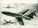 Vickers VC10 Jet airliner - Vintage Photograph