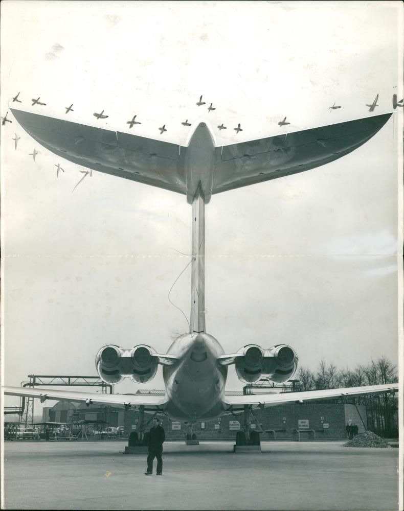 Vickers VC10 Jet airliner - Vintage Photograph