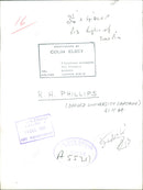 Robert H. Philips - Vintage Photograph