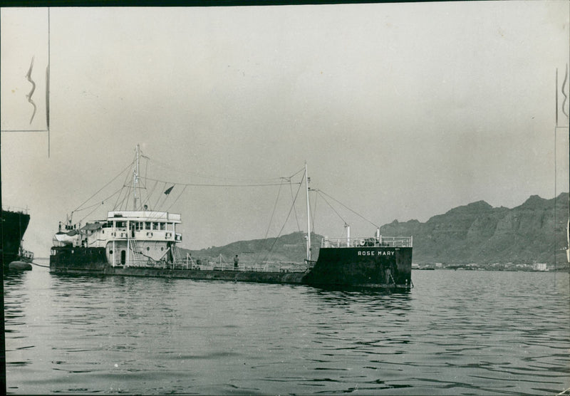 Ship: Rose Mary: Oil Tanker, 23.06.1952. - Vintage Photograph