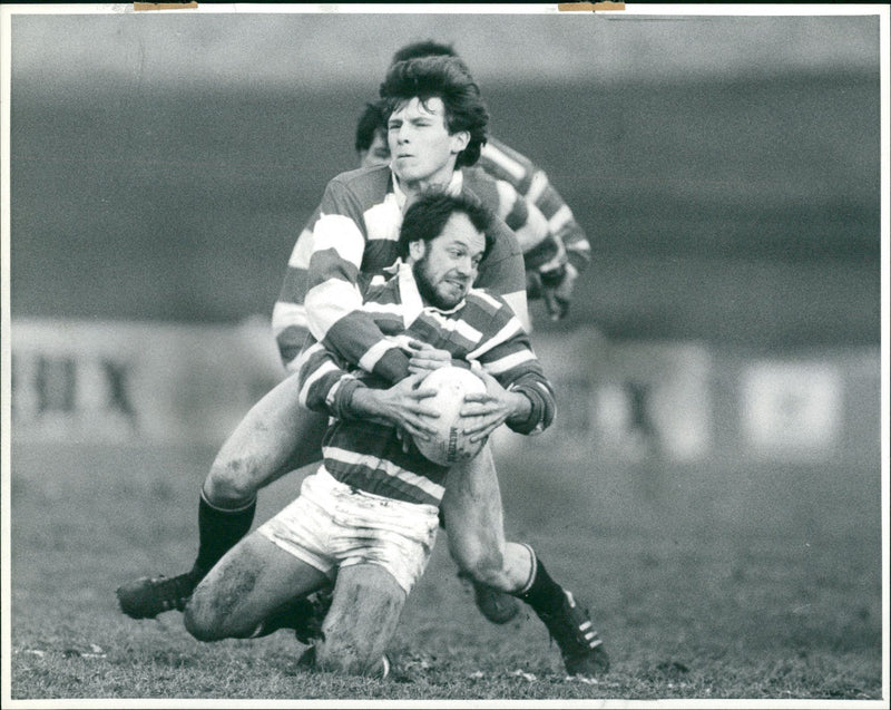 Rugby player Steve Kenney - Vintage Photograph