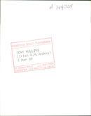 Tony Mullins - Vintage Photograph