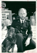 Supt Jonathan Silk with Biffer. - Vintage Photograph