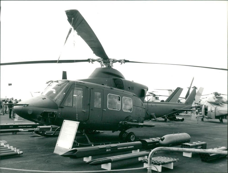 Aircraft: Helicopter Griffon - Vintage Photograph