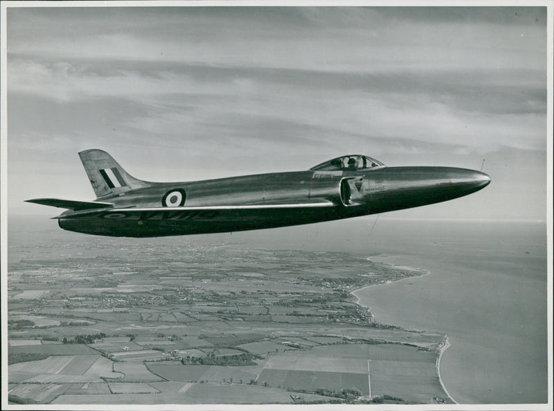 supermarine 535 aircraft - Vintage Photograph