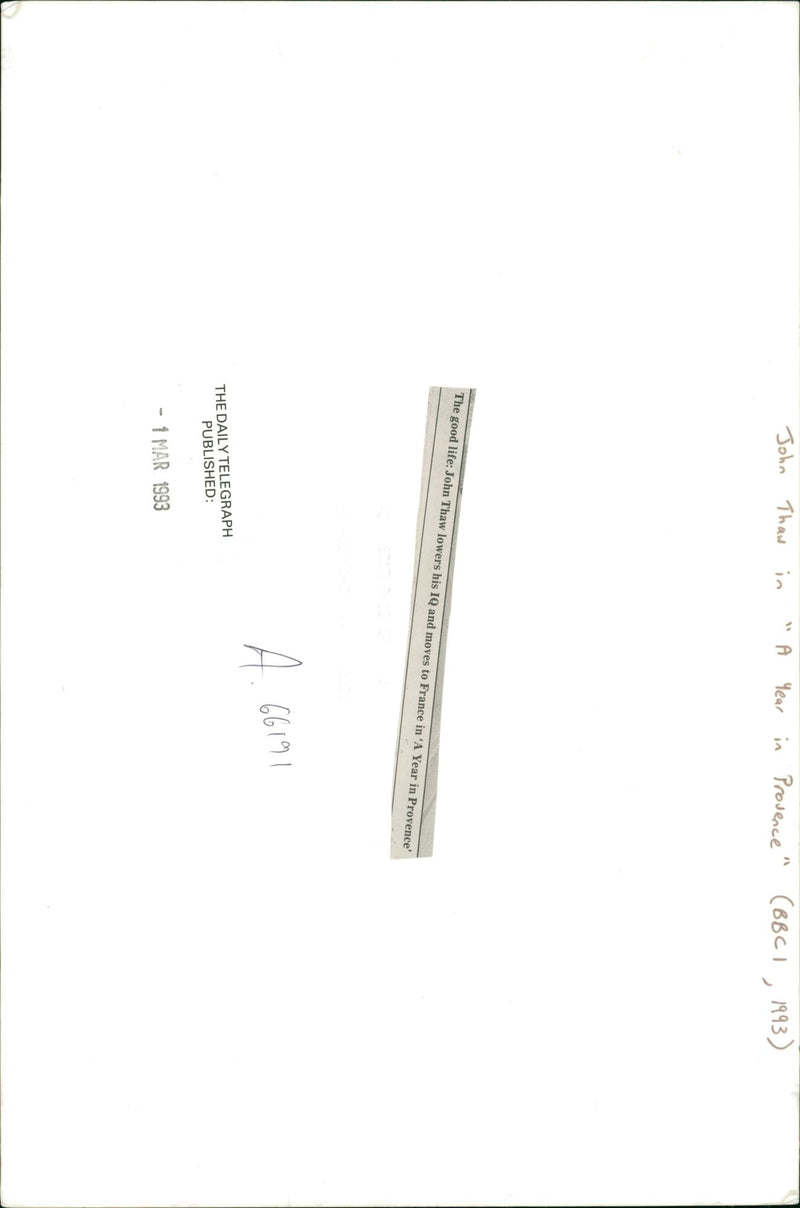 John Thow American musical composer - Vintage Photograph