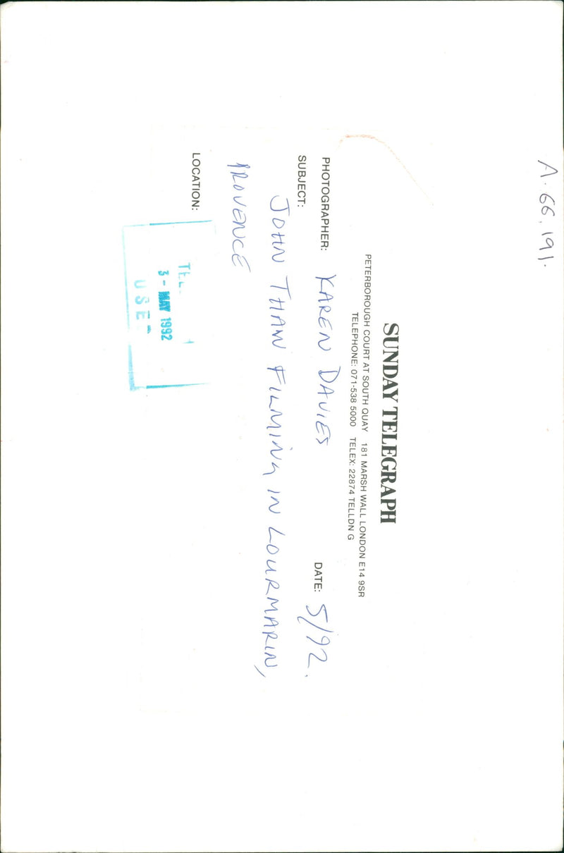 John Thow American musical composer - Vintage Photograph