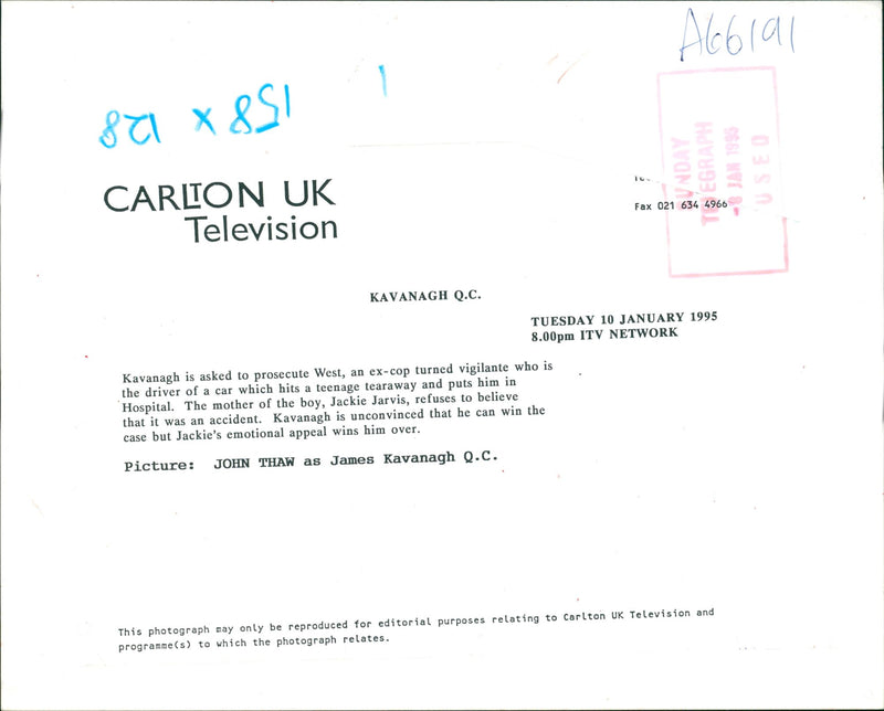 John Thow American musical composer - Vintage Photograph