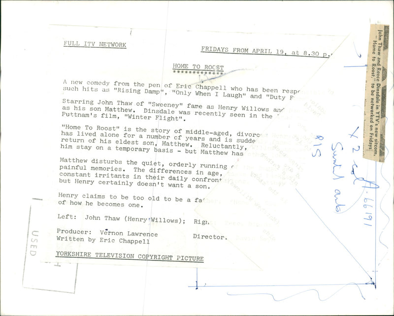 John Thow American musical composer - Vintage Photograph