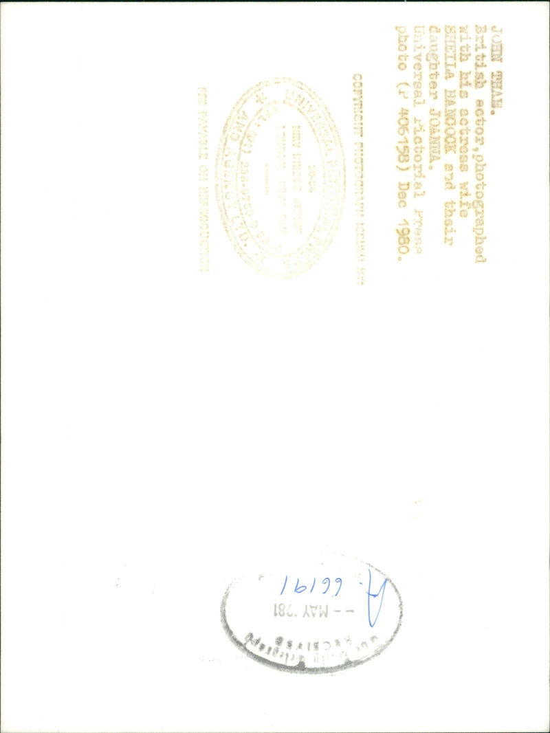 John Thow American musical composer - Vintage Photograph