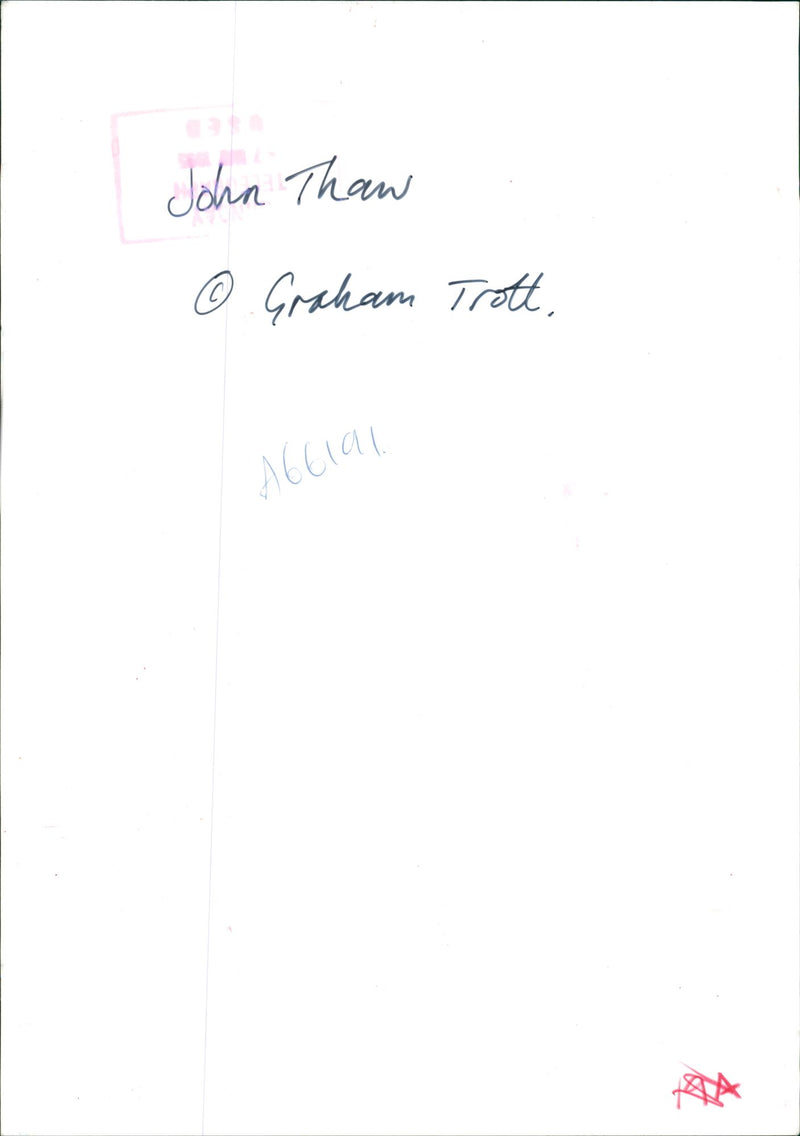 John Thow American musical composer - Vintage Photograph